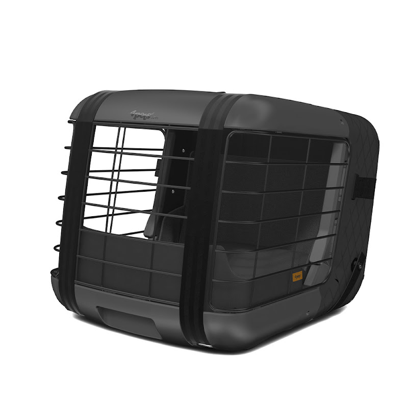 4Pets Caree Box Cool Black voor Passagiersstoel of Achterbank