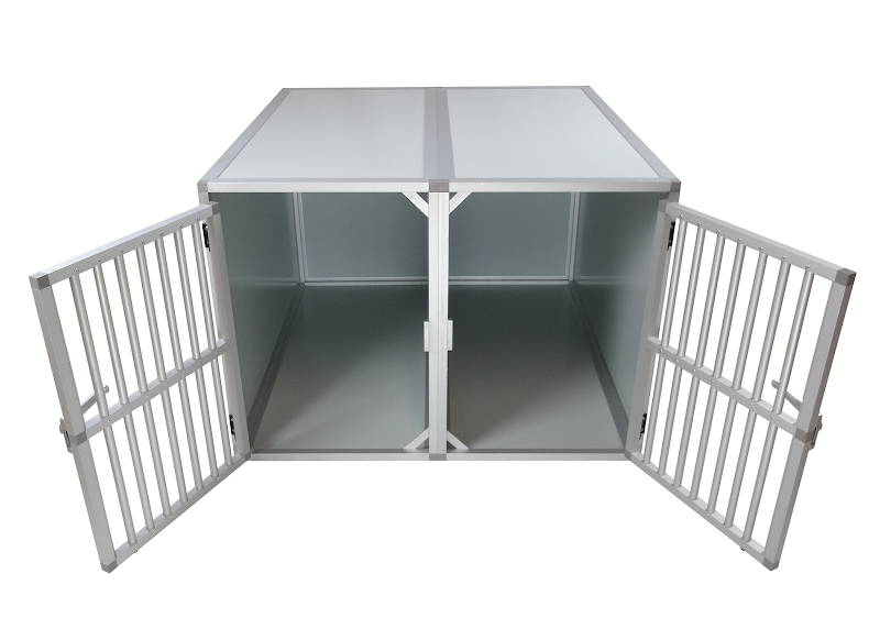 Autobench Pro Aluminium Recht Model Dubbel  B 95 x D 100 x H 67 cm
