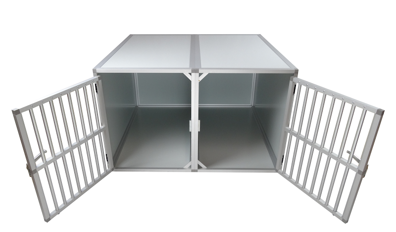 Autobench Pro Aluminium Recht Model Dubbel  B 110 x D 100 x H 67 cm