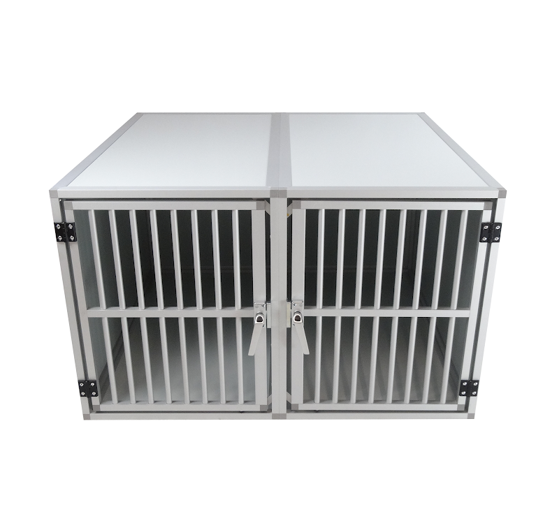 Autobench Pro Aluminium Recht Model Dubbel  B 110 x D 100 x H 67 cm
